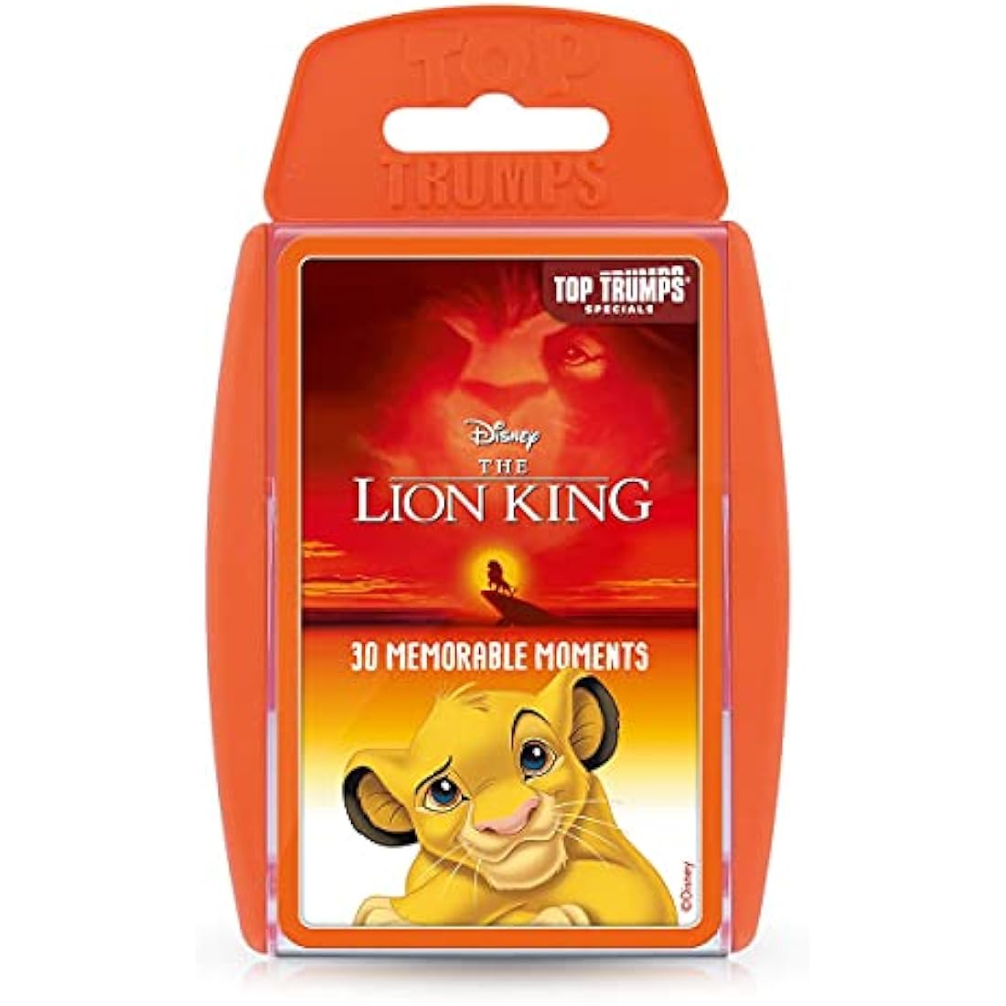 Top Trumps Disney The Lion King Specials Card Game, play with 30 memorable moments from the presentation of Simba to No Worries, educational gifts and toys for boys and girls aged 6 plus