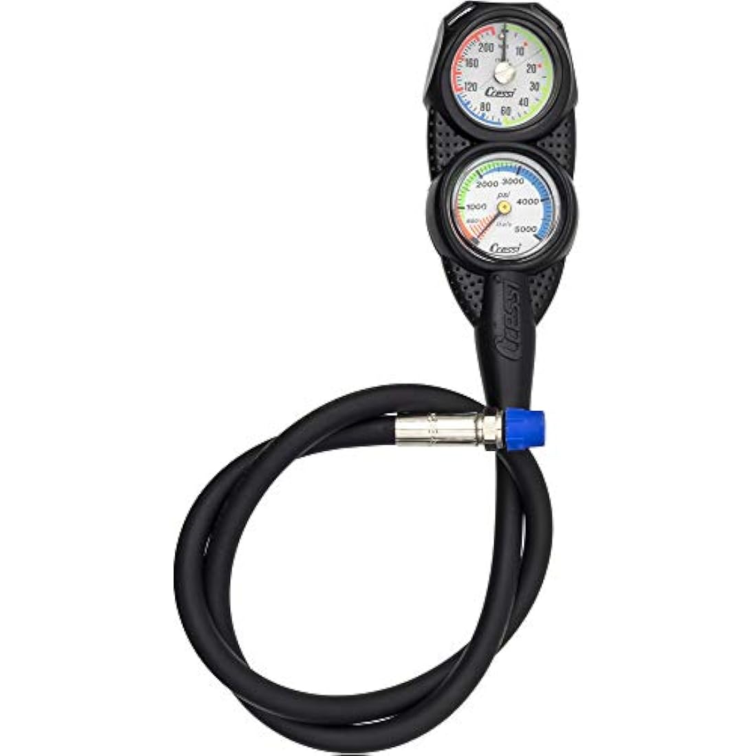 Cressi Diving Console 2 - Depth + Pressure Gauge, Black
