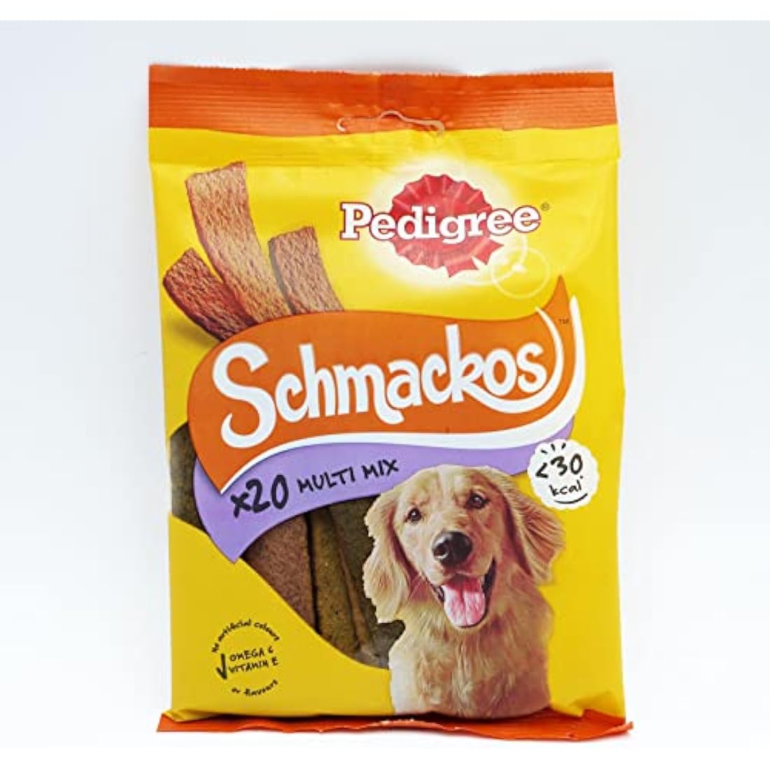 Pedigree Schmackos Dog Treats Meat Variety, 20 Sticks, 172 g (Pack of 6)