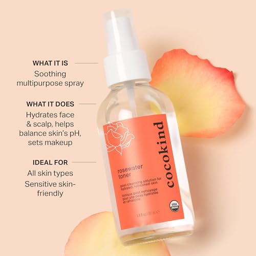 cocokind Organic Rosewater Facial Toner
