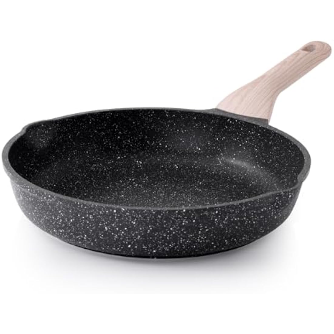 Kordisen Non Stick Frying Pans Skillet, 28 cm Granite Frying Pans Nonstick for Cooking, Healthy Induction Cookware, Heat Resistant Handle, PFOA Free