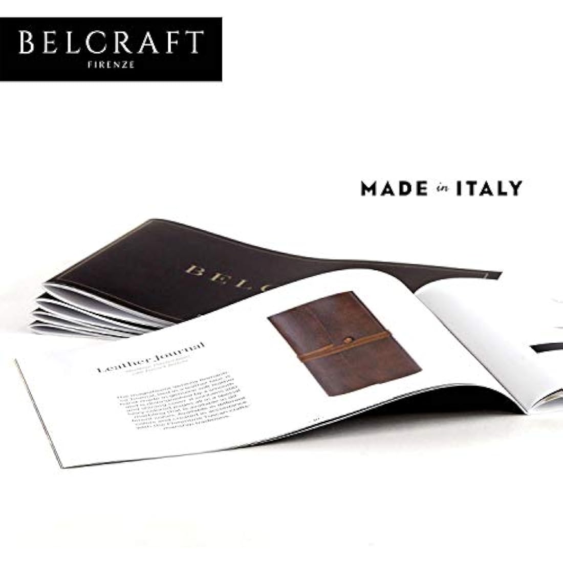 Tivoli Liscio A4 Large Recycled Leather Journal, A4 (21x30 cm) Brown