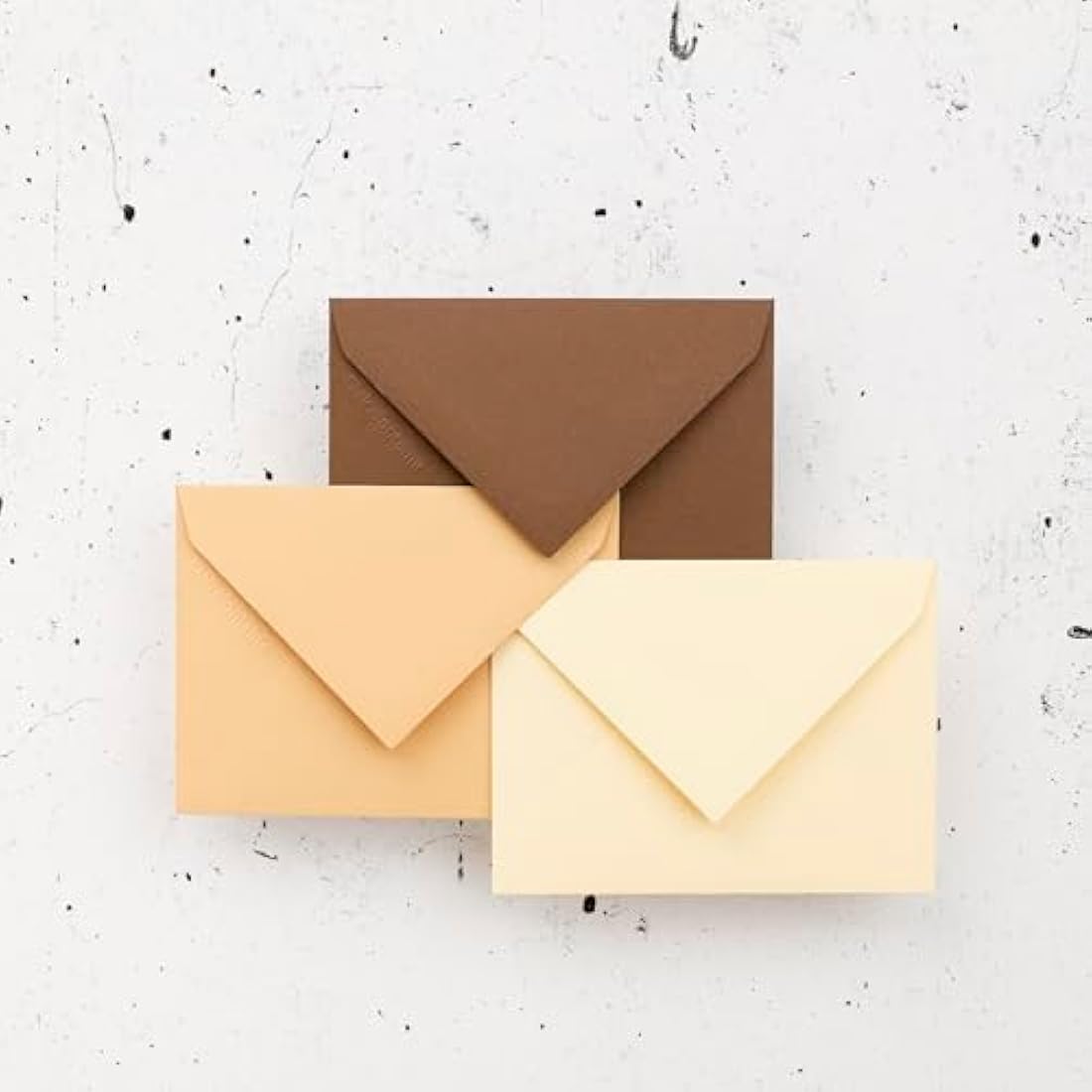 Clairefontaine - Ref 5480C - Pollen Envelopes (Pack of 20) - 75 x 100mm Sized, 120gsm Paper, Gummed Seal, Inkjet & Laser Printer Compatible, Acid Free - Caramel