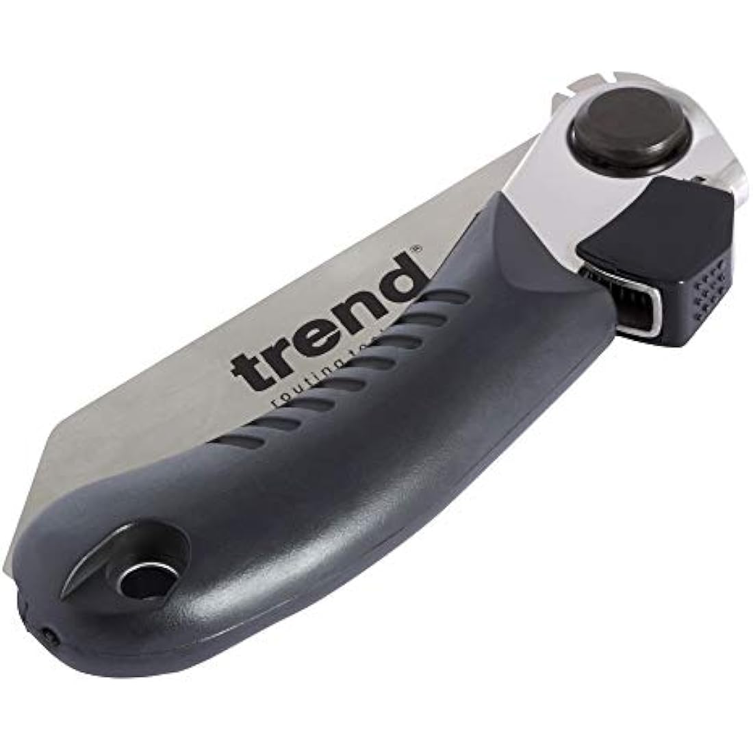 Trend Folding Flush Saw, 120mm Carbon Steel Blade, Flush Cut Trimming for Dowels & Joints, FFS/120