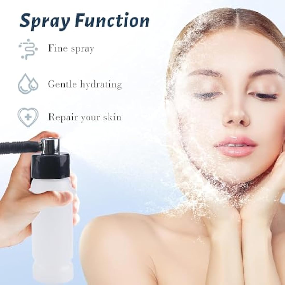 Yofuly Diamond Miicrodeermabrasion Machine, Upgrade Version 3 in 1 Professional Home Use Facial Beauty Salon Equipment Big Suction Power