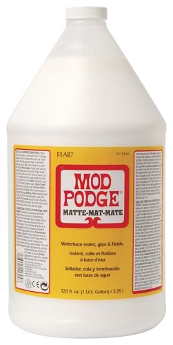 Mod Podge, Water-based Sealer, Glue and Finish, Matte Finish, CS11304, 3.78 l Bottle