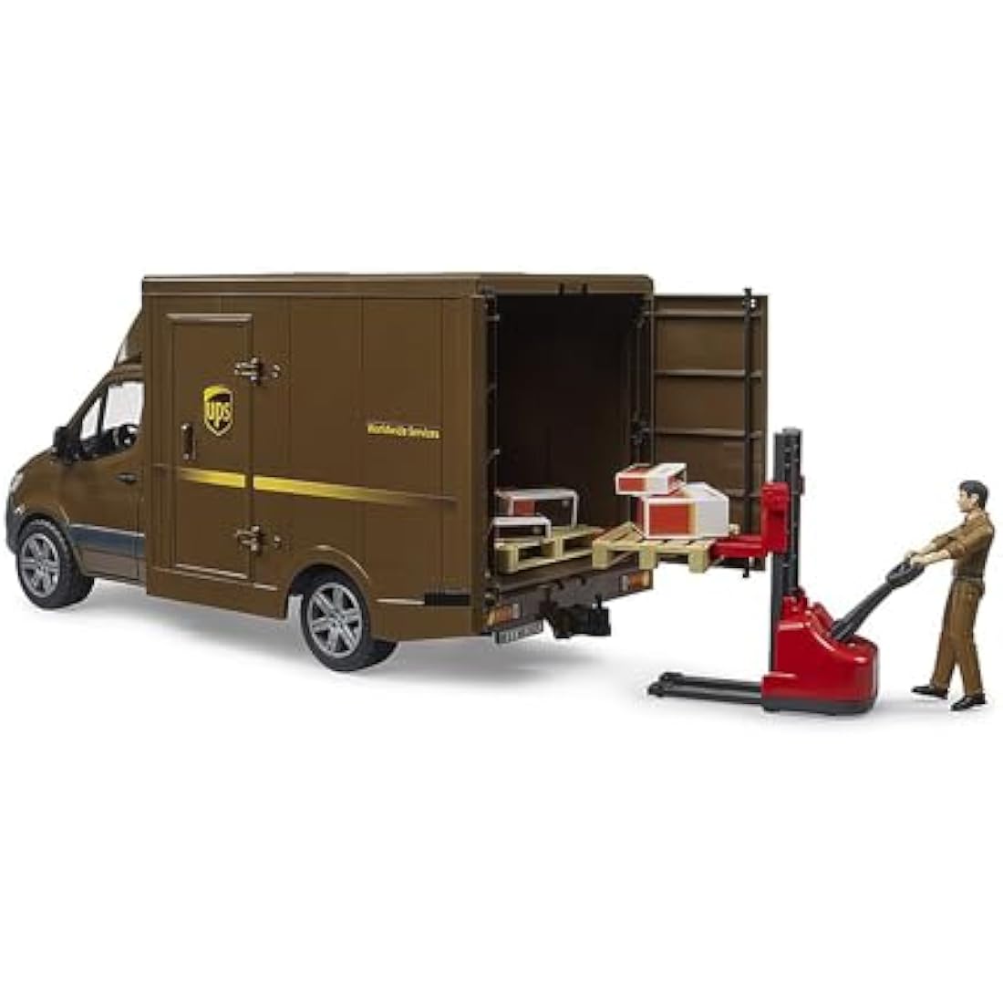 Mercedes Benz Sprinter Delivery Van with Pallet Mover and Driver - UPS