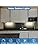 LABOREDUCER LED Under Cabinet Lighting Kit - 6 Pack Cabinet Strip Lights with Rotary Dimmer & 11Inch 24V Plug in Cupboard Lights Linkable Bar Lights for Kitchen丨Cupboard丨Counter丨Closet丨Showcase