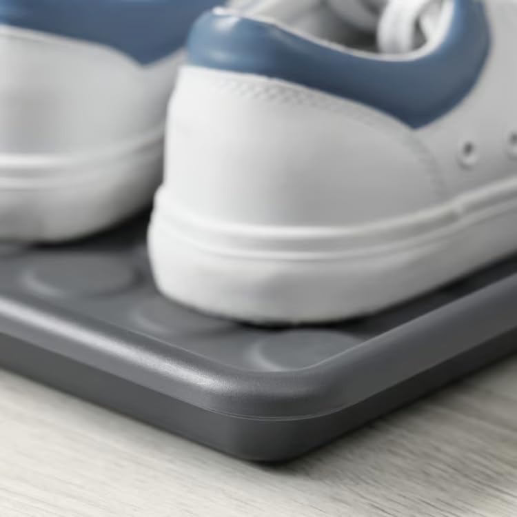 ZYCORE Small Plastic Boot Tray – Waterproof Entryway Drip Shoe Mat