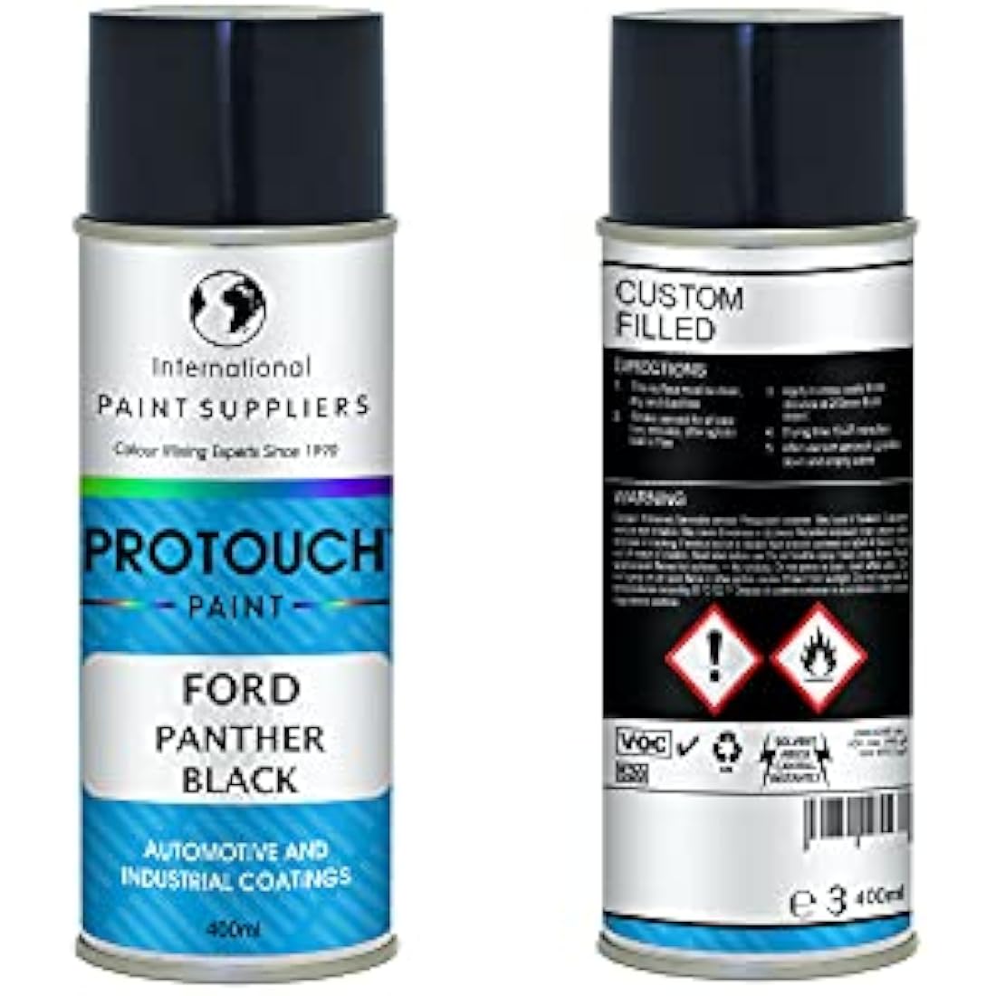 PROTOUCH FOR FORD PANTHER BLACK CAR PAINT SPRAY 400ML AEROSOL