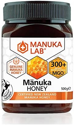 Manuka Lab Certified MGO 300+ Manuka Honey 500g - The Natural Way to Heal Your Wounds, Clear Your Skin and Boost Your Energy | Premium Quality Honey from New Zealand, Manuka Honey