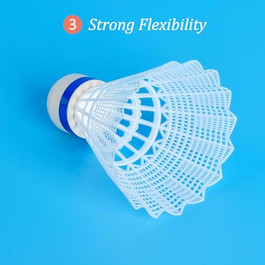 BAIHUALIN WHiZZ Shuttlecocks Badminton Durable Nylon Shuttles for Indoor Outdoor Recreational Game Practice Sports