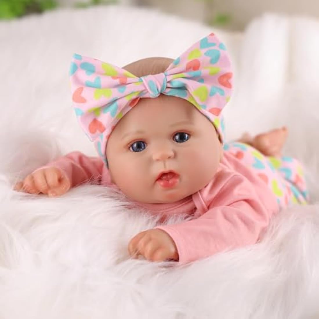 BABESIDE Reborn Dolls Girl - Bailyn 20-inch Realistic Baby Dolls Have the Soft Vinyl, Painted Hair, and Cute Outfit, She Looks and Feels Just like a Real-life Lifelike Baby