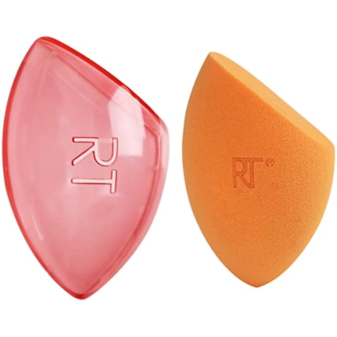 Real Techniques Miracle Complexion Makeup Sponge for full cover foundation with Travel Case (Packaging and Colour May Vary)