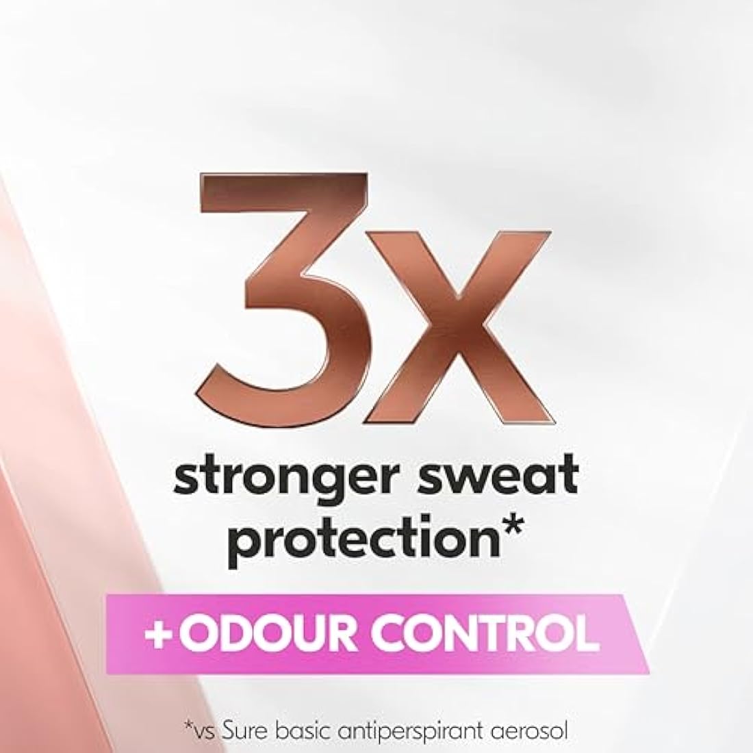 Sure Maximum Protection Confidence Anti-Perspirant Cream Women's Deodorant Stick with 3x stronger* sweat protection for 96 hour sweat and odour protection 6x 45 ml