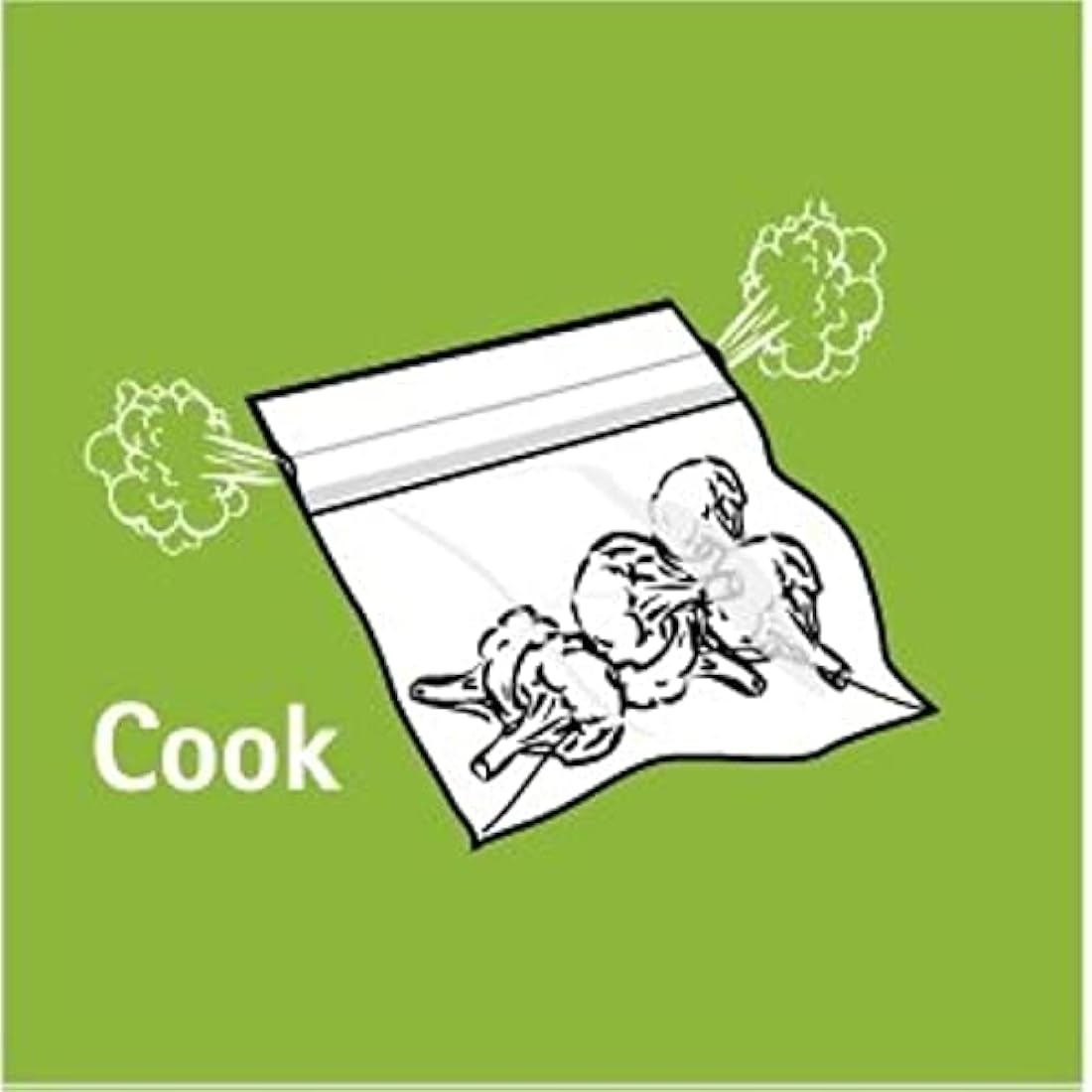 quickasteam microwave cooking bags MEDIUM size 30 pack
