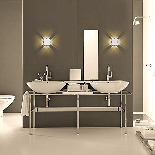 KAWELL 8W Modern Wall Light LED Wall Wash Light Waterproof IP65 Aluminum Wall Lamp LED Indoor Outdoor for Bathroom Bedroom Stairs Corridor Living Room