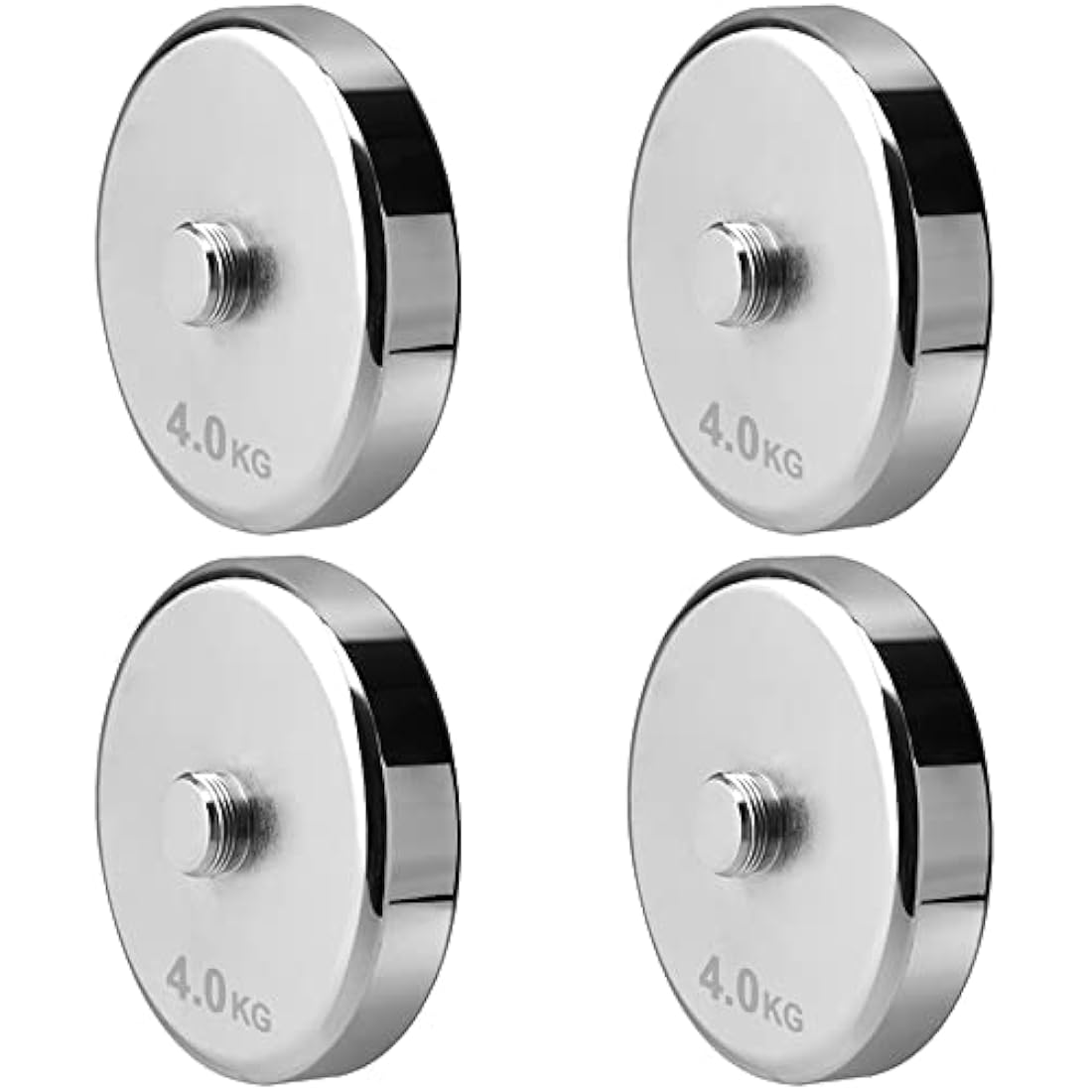 Northdeer Weight Plates for Steel Dumbbells Disc Set 4 Pieces 0.75kg 1.25kg 1.5kg 2.5kg (Choice of Size) - Only Compatible with Northdeer Dumbbells