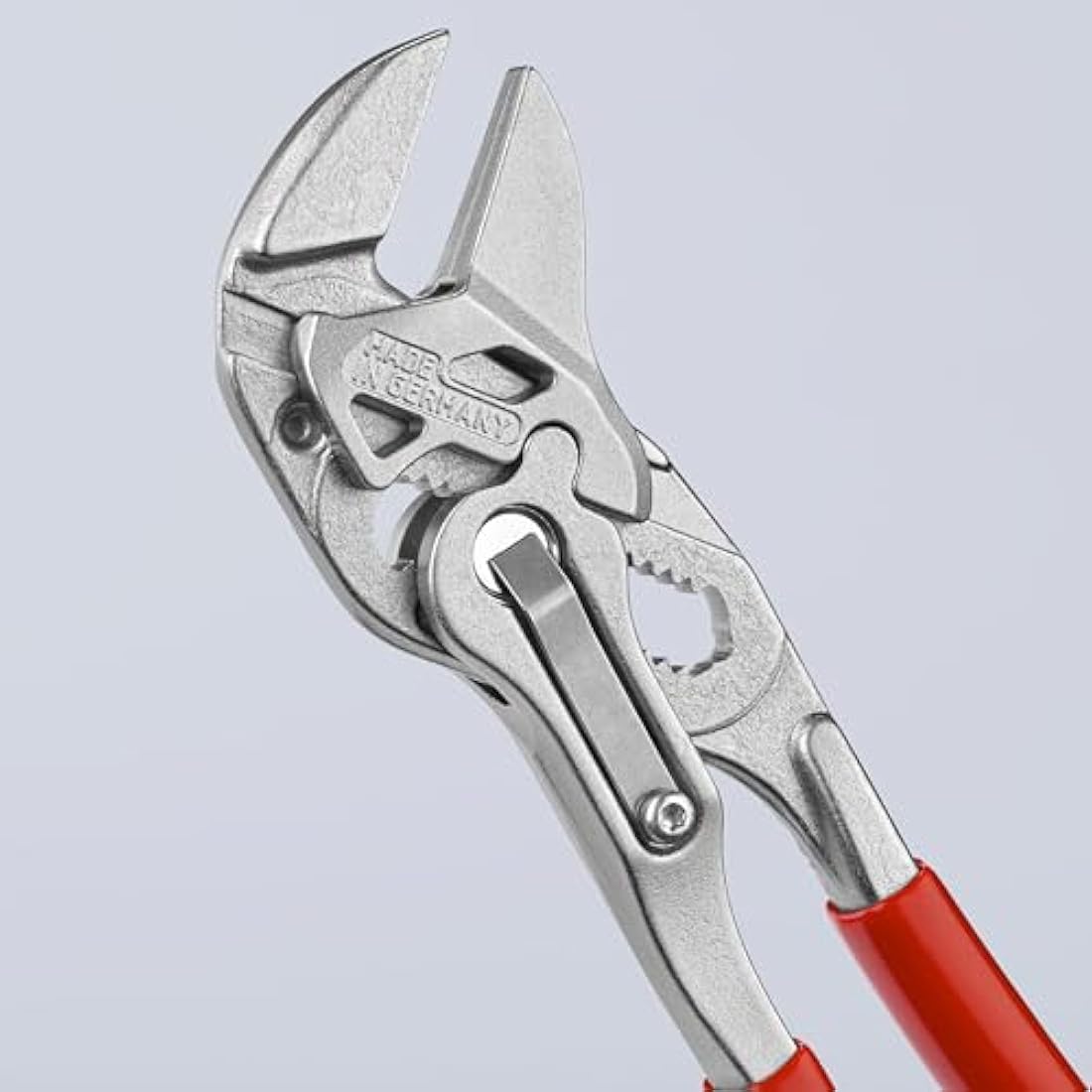 Knipex Pliers Wrench pliers and a wrench in a single tool chrome-plated, plastic coated 150 mm 86 03 150