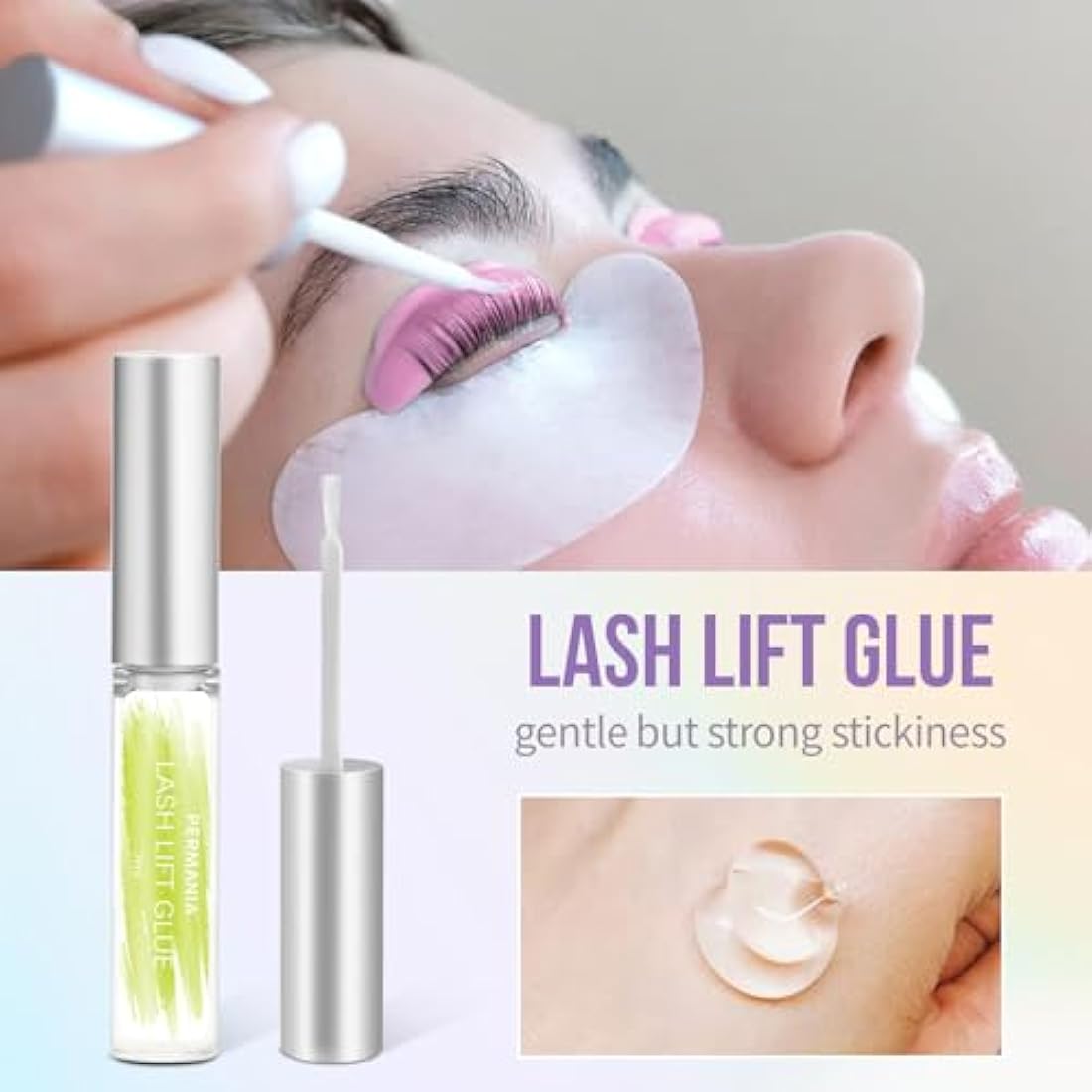 PERMANIA Lash Lift and Tint Kit, 2025 New Upgraded Lash & Brow Tint and Lift Kit, 4-in-1 Eyelash Perming and Eyebrow Lamination Kit with Tint, Beginner Friendly, Lash Up to 4-6 Weeks