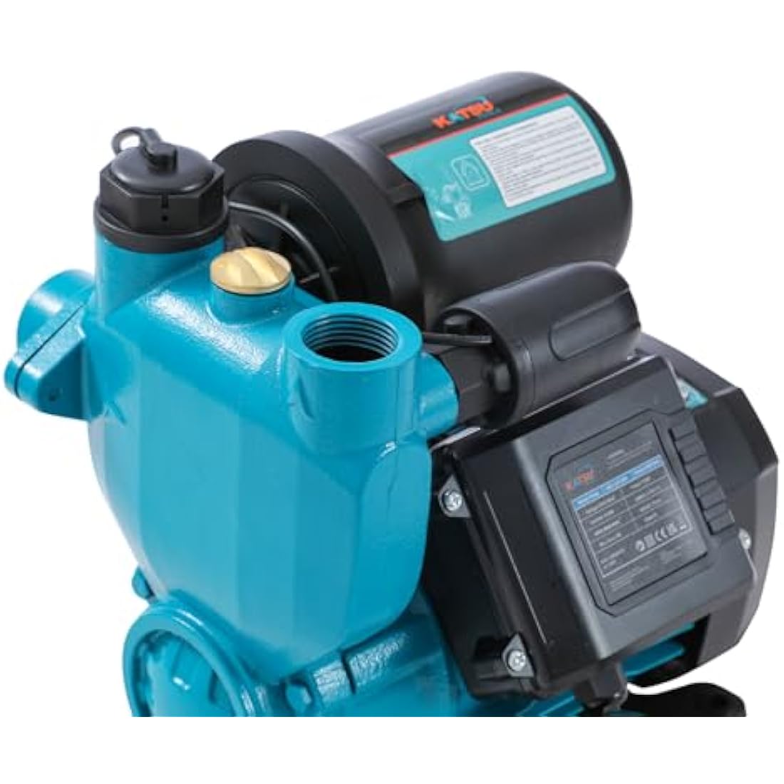 KATSU Water Booster Pump 750W, Auto Stop Start Automatic Pressure Control, Self Priming Suitable for Home and Garden Water Taps 151438