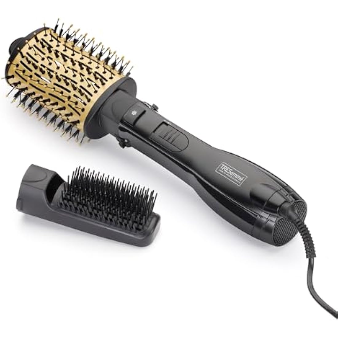 TRESemme 2 in 1 Hair Dryer Brush, Airstyler for Bouncy Blowout Styles, Oval Brush for Volume, Ionic for Smooth Results