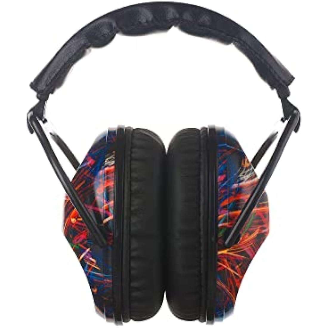 PROTEAR SNR 28 dB Ear Defenders for Kids- Hearing Protection Muffs for Children Have Sensory issues or Autism, Perfect for Fireworks,Flights,Sports(Black Fireworks)