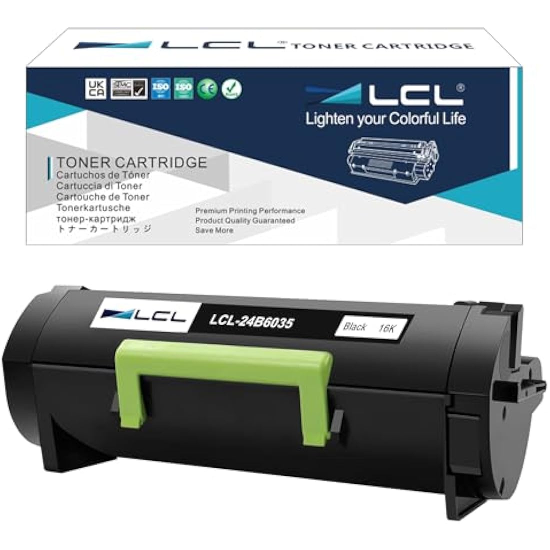 LCL Compatible Toner Cartridge 24B6035 16000 Pages (1 Pack Black) Replacement for Lexmark M1145 XM1145