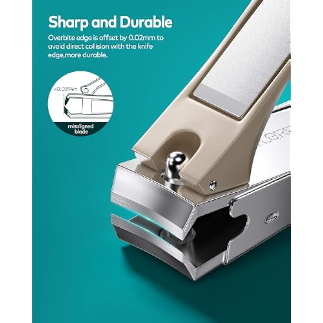 MR.GREEN 3pcs Nail Clipper Set, German Stainless Nail Clippers with Nail File& Catcher, Anti Splash Excellent Quality Nail Cutter, Professional Finger&Toenail Clippers with Leather Case for Men& Women