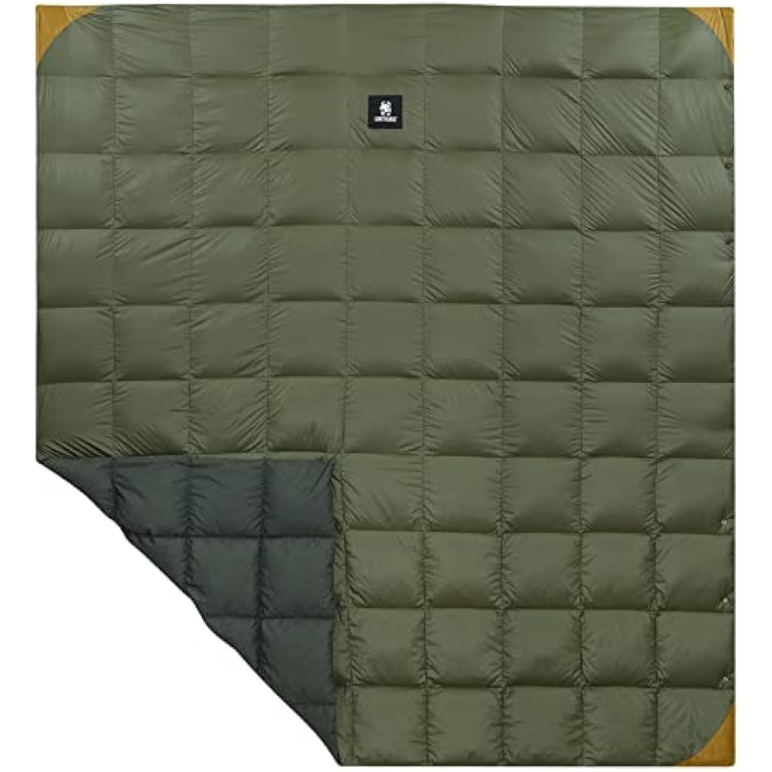 OneTigris Down Camping Blanket 1 Person/2 Person for Warm&Cold Weather Packable Puffy Backpacking Hiking Travel Lightweight Gardening Beach Picnic Quilt
