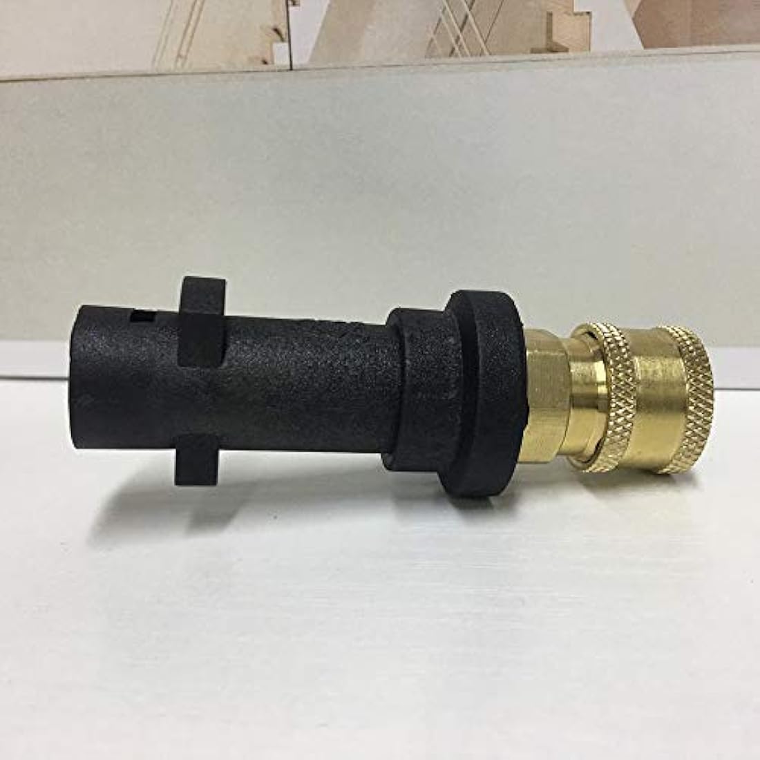 Stone Banks Pressure Washer Gun Adapter with 1/4'' Quick Connect Female Fitting Compatible with Karcher/Kärcher K Series K2, K3, K4, K5, K6, K7 High Pressure Washer