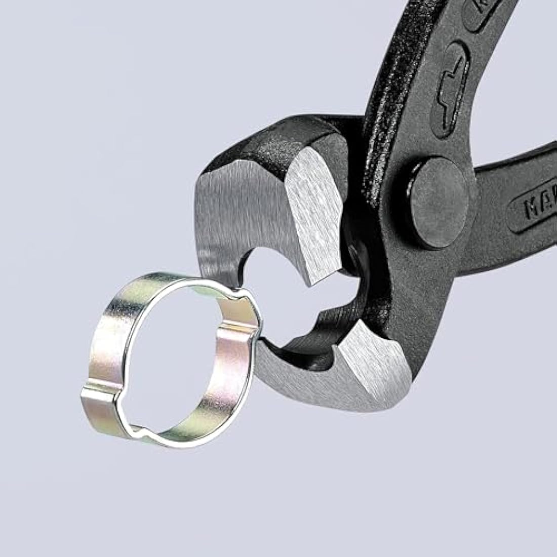 Knipex Ear Clamp Pliers black atramentized, plastic coated 220 mm 10 99 I220