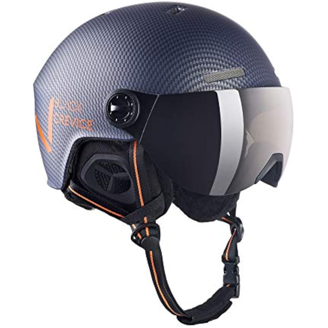 Black Crevice Sölden Unisex Adult Ski Helmet with Visor, Unisex - Adults, BCR143956