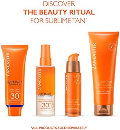Lancaster Golden Tan Maximizer After Sun Lotion 250ml, One Month Prolonging, Natural Accelerator, Soothes and Calms Sun-Exposed Skin, Softens Skin with Velvety Finish