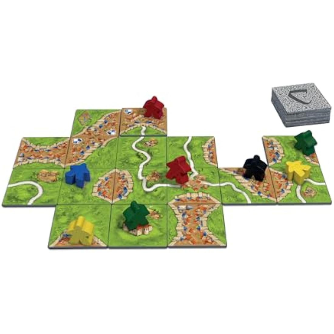Z-Man Games | Carcassonne | Board Game | Ages 7+ | 2-5 Players | 45 Minutes Playing Time