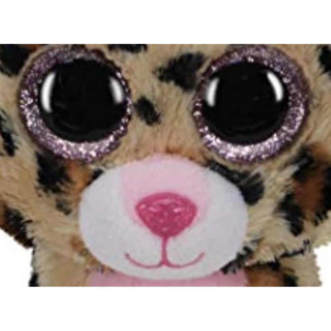 TY 2007518 Livvie Leopard Beanie Boo Stuffed Animal, Multicoloured