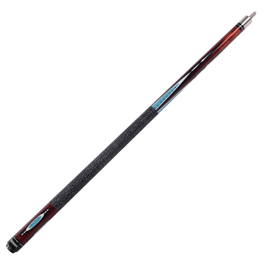 CUESOUL 58 Inch 19 Oz 1/2 Jointed Maple Billiard Pool Cue (CSTB004)