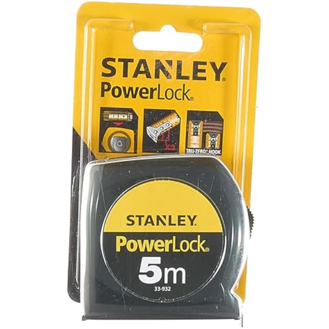 Stanley 033932 Powerlock Tape 5m Top Reader