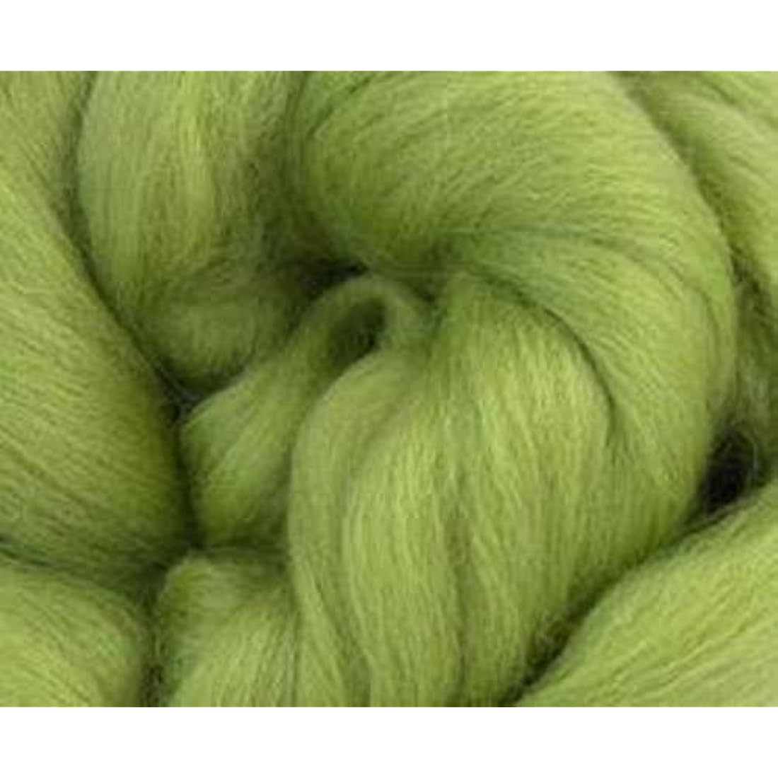 Merino Wool Tops - WOODLAND GREEN - Pack of 9 for needlefelting, wet felting, spinning