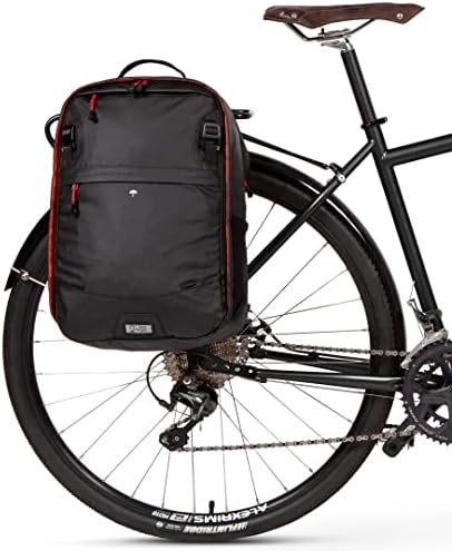 Two Wheel Gear - Pannier Backpack Convertible - 2-in-1 Bike Commuting and Travel Bag