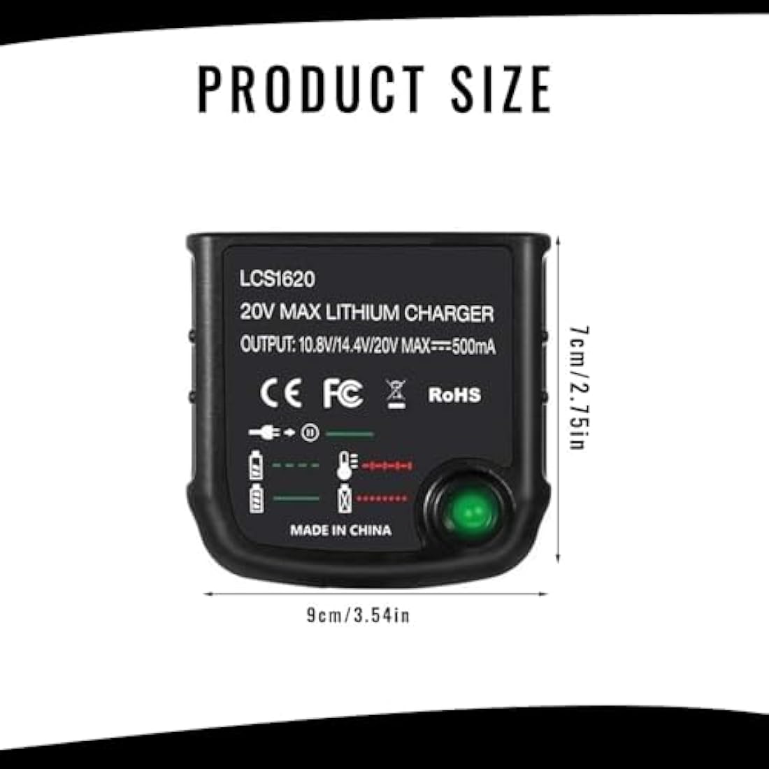 CJBIN 18V LithiumIon Battery Charger for Black & Decker, Replacement LCS1620 for Black & Decker Charger,Drill Li-ion Battery Chargre LBXR20 LBXR20-OPE LB20 LBX20 LBX4020 LB2X4020 LBXR2020-OPE,UK Plug