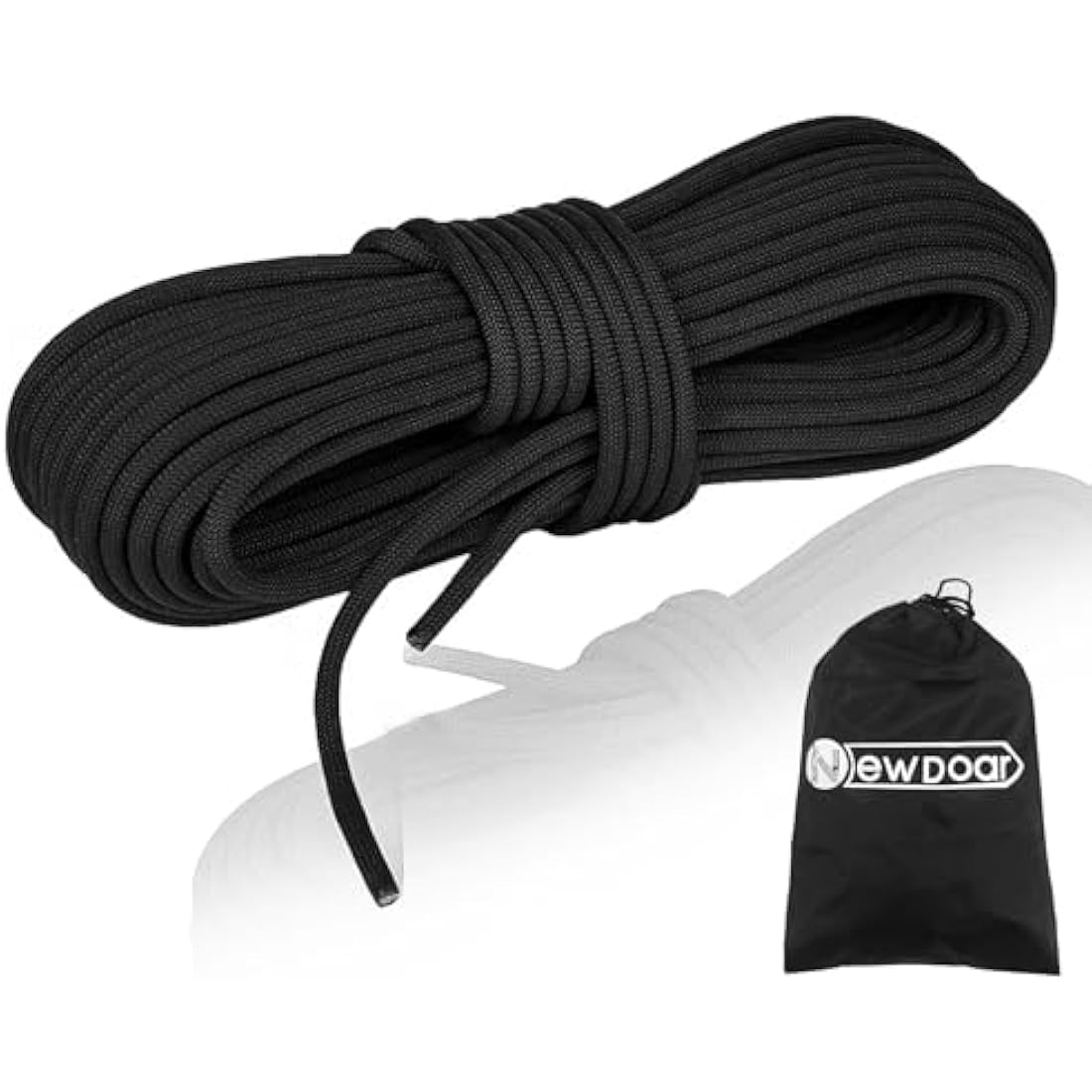 NewDoar Outdoor Rope 14KN/18KN 8mm/10mm High Strength Accessory Cord Rope Double Braid Multifunctional Cord for Camping, Hiking, Fishing, Hauling Loads, Hammocks,Tents