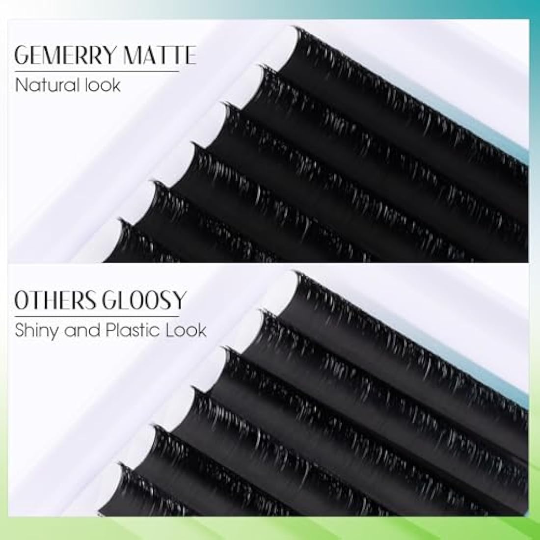 Gemerry Easy Fan Lash Extensions D curl 0.10mm 8-14mm Mixed Tray Noir Russian Volume Automatic Blooming Self Fanning Lashes Long Individual Volume 3D 4D 5D 6D 8D Lash Fan (0.10-d curl-mix 8-14mm)