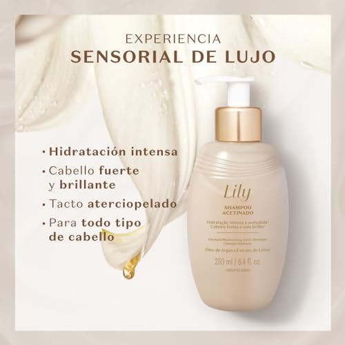 Shampoo Acetinado Lily, 250ml By O Boticário