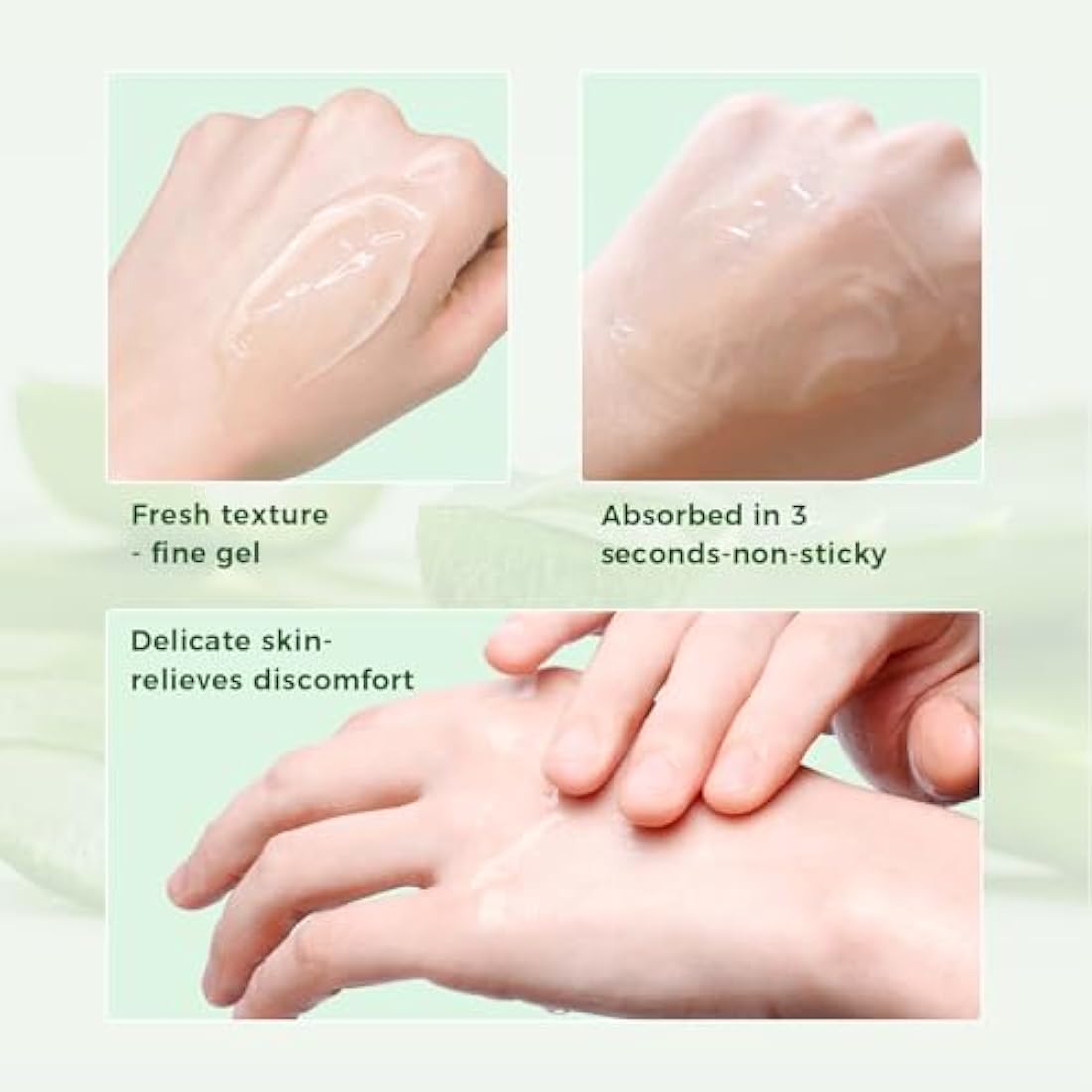 OUKEYA 98% Organic Aloe Vera Gel with 2% Niacinamide, Soothing, Hydrating & Repairing for Face, Body & Hair, After Sunburn Relief, Acne Treatment, Skin Tone Improvement, Anti-Inflammatory, 3785ML