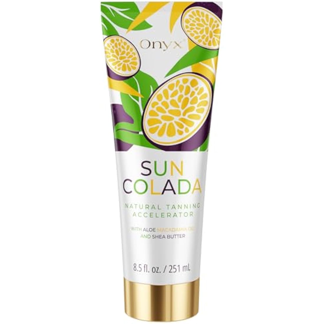 Onyx Suncolada Natural Tanning Accelerator | Bronzer-Free Lotion for Indoor & Outdoor Use | Smooth, Even, Streak-Free Tan | Deep Skin Hydration & Lasting Tan Enhancer for Golden Results