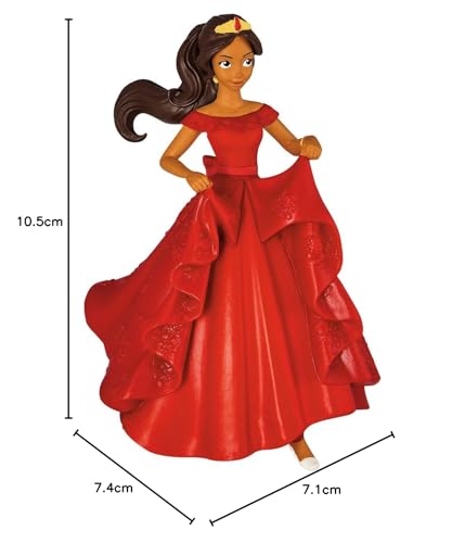 Bullyland 13255 Walt Disney Elena by Avalor in a Ball Gown, approx. 10 cm Tall, Lovingly Hand Painted Figure, PVC , Great Gift for Boys and Girls for Imaginative Play