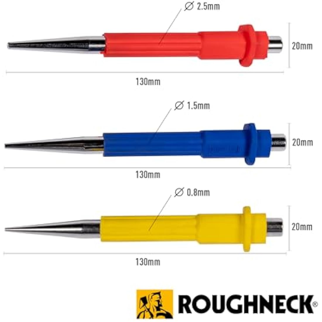 Roughneck ROU31177 Nail Punch Set 3 PCE