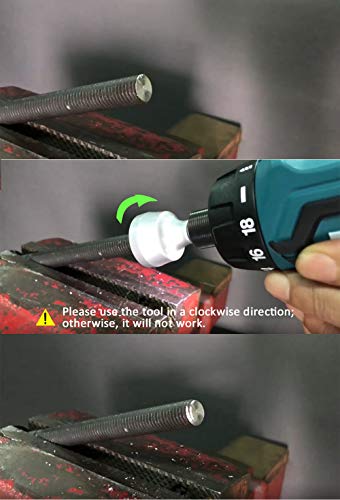 ORX PLUS TOOLS Deburring External Chamfer Tool, with HSS Blade, Deburring Drill Bit, Remove Burr Tools Quick Release Shank Fits for 1/8"-3/4"(3mm-19mm)