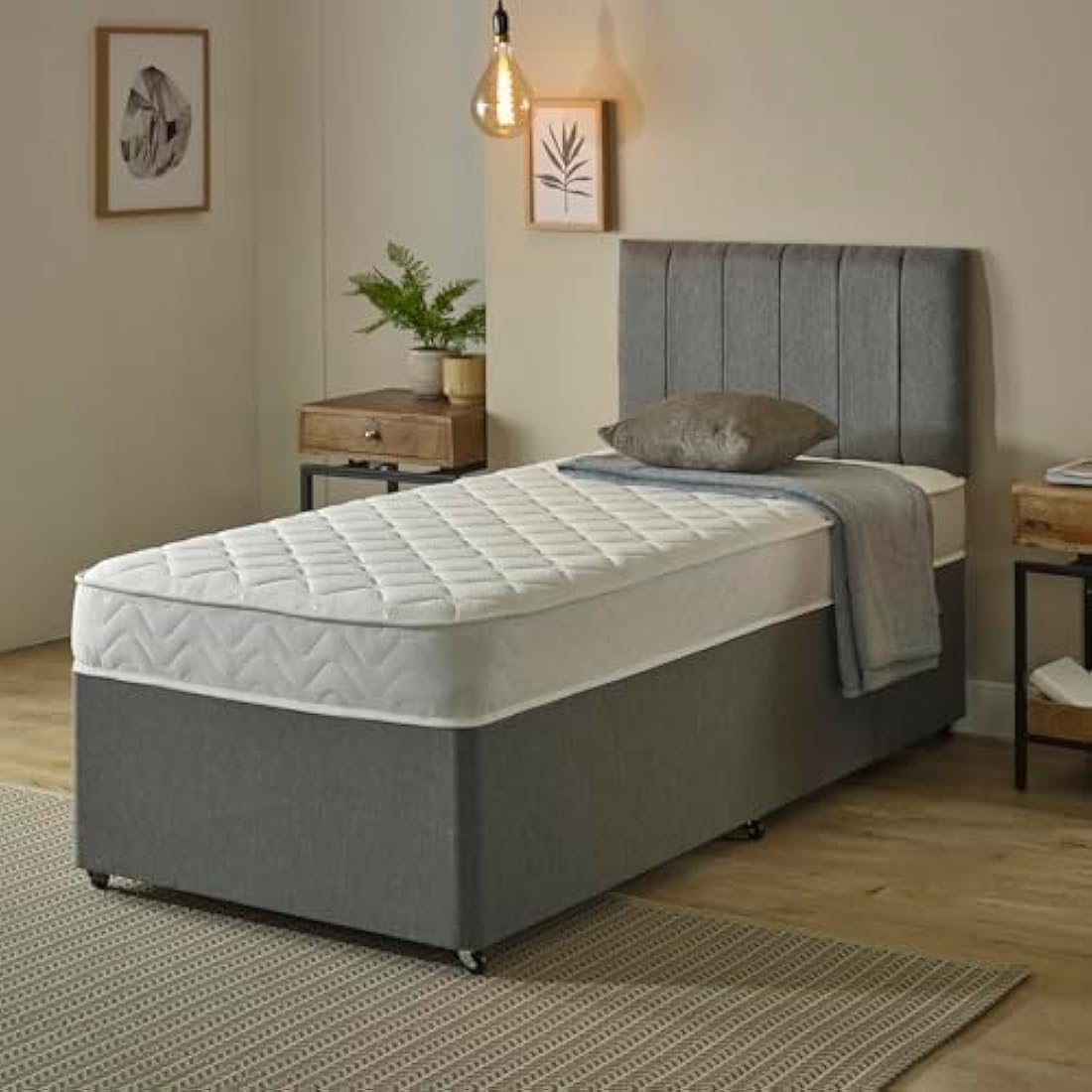 eXtreme comfort ltd Flame Essentials European Small Single Mattress (80x200cm) | Foam-Free Bonnell Spring | Cooltouch Breathable Cover | Plush Comfort Support | 18cm Deep Value Mattress | UK Made